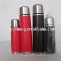 350ml 500ml with differents colors leather vacuum flask